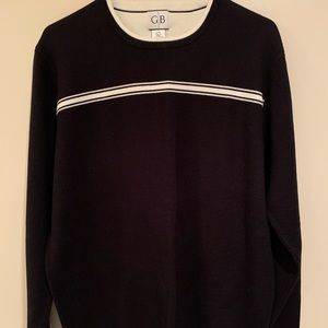 Black and white sweater